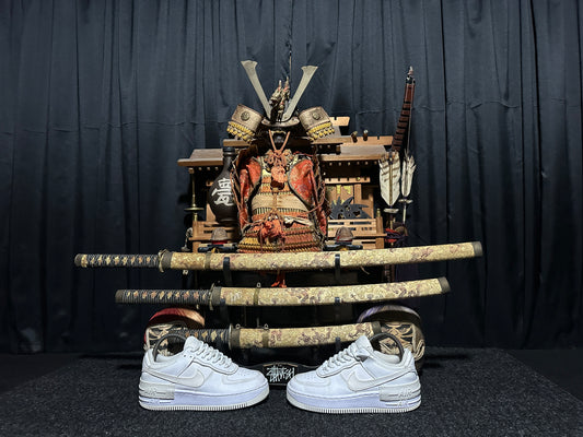 Nike Classic "AIR FORCE 1" (SHADOW) "TRUE WHITE" Low