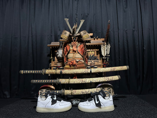 Nike Classic "AIR FORCE 1" (UTILITY) "WHITE BLACK ICEY" Low