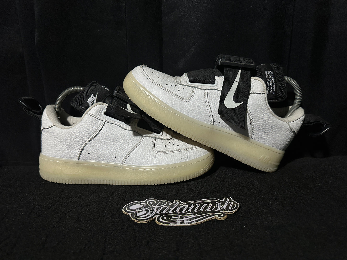 Nike Classic "AIR FORCE 1" (UTILITY) "WHITE BLACK ICEY" Low