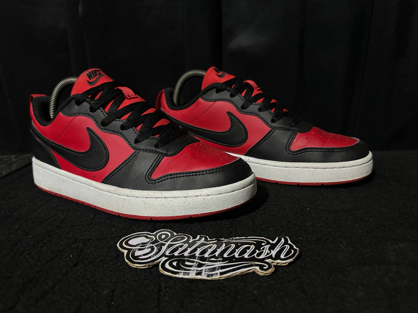 Nike Classic "COURT BORROUGH" (BRED) "BLACK RED WHITE" Low