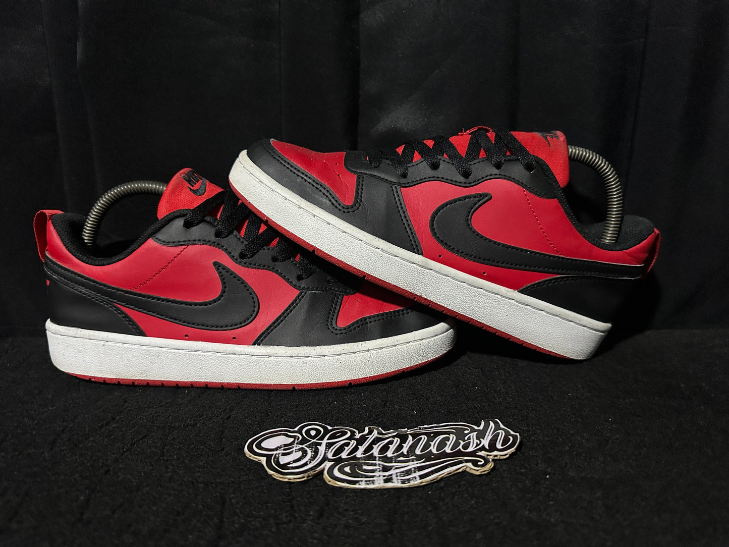 Nike Classic "COURT BORROUGH" (BRED) "BLACK RED WHITE" Low
