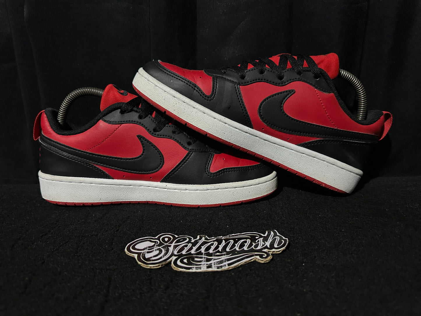 Nike Classic "COURT BORROUGH" (BRED) "BLACK RED WHITE" Low