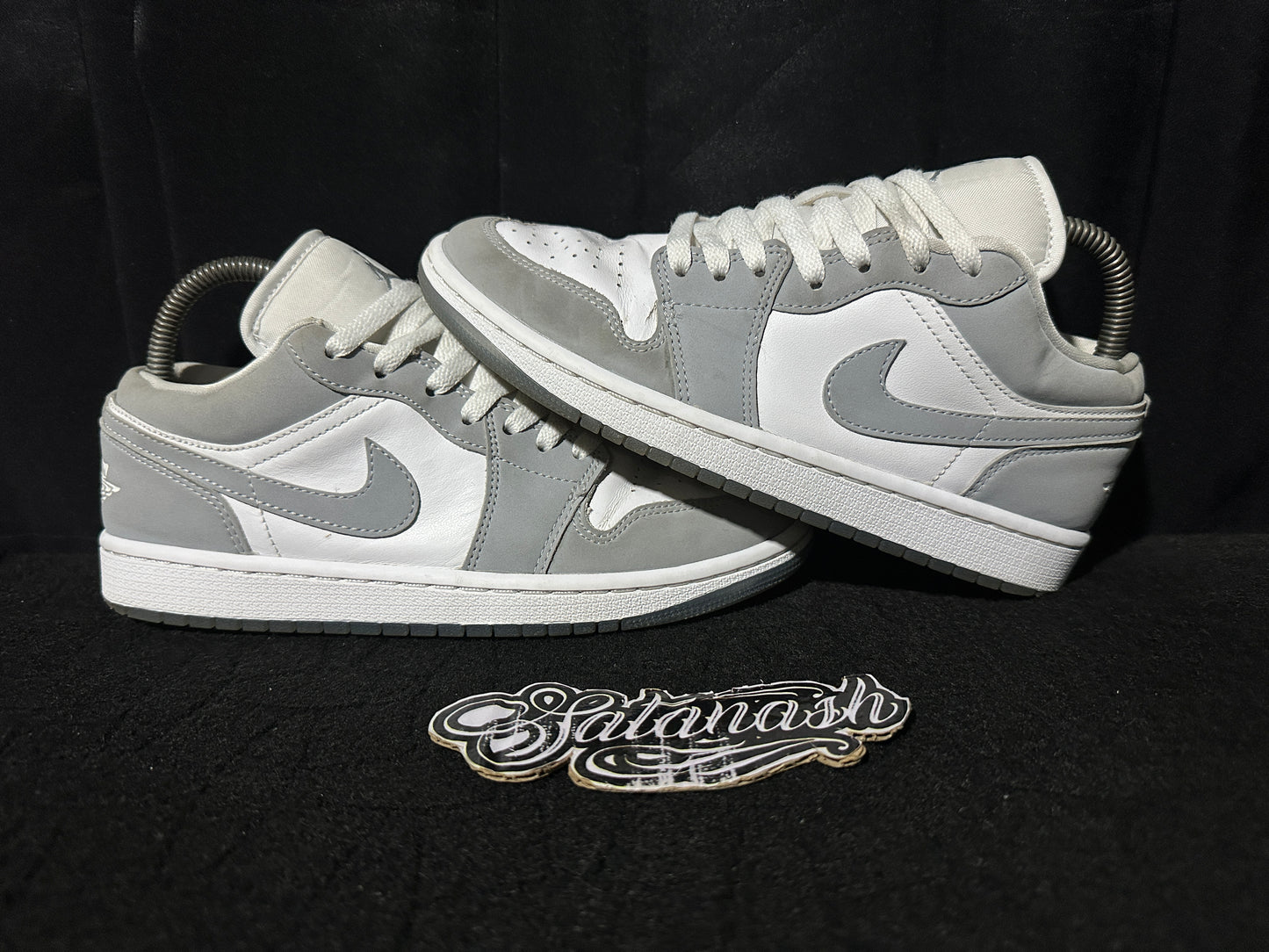 Nike Air "JORDAN 1" (WOLF GREY WHITE) Low