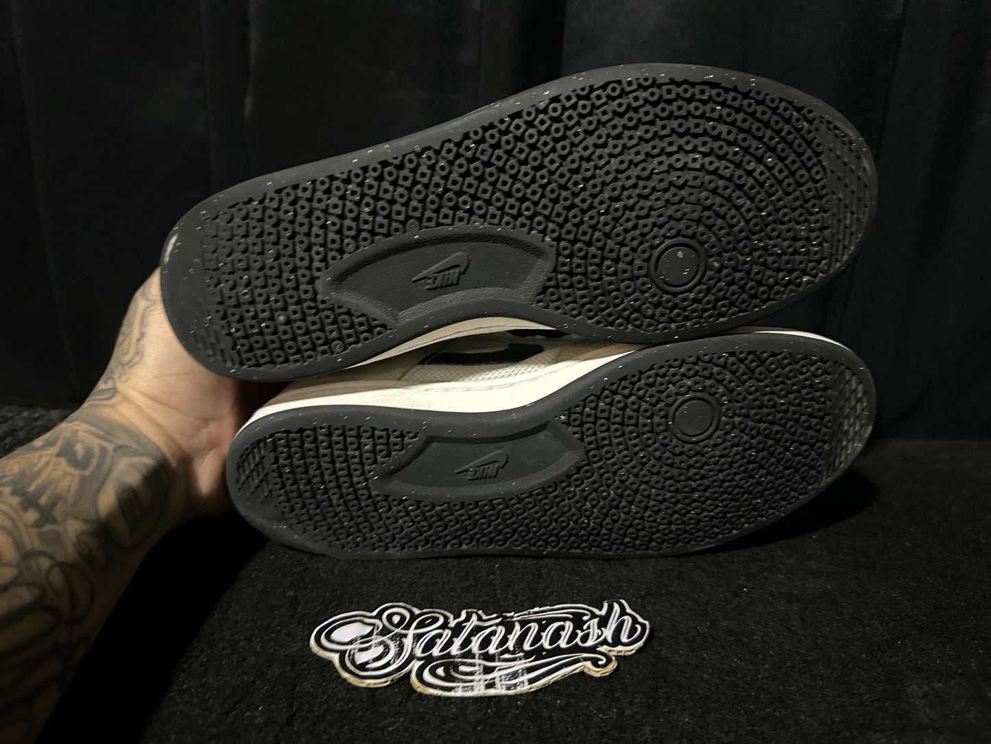 Nike Classic "ALLEYOP" (WHITE BEIGE BLACK) SkateBoarding Low