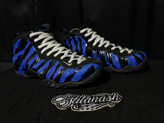 Nike Air "FOAMPOSITE 1" (MEMPHIS TIGERS) "BLACK BLUE" 2018 Low Rare