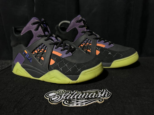 Fila "THE CAGE" X "THE NIGHTMARE BEFORE XMAS" (BLACK VOLT PURPLE ORANGE) Mid Rare