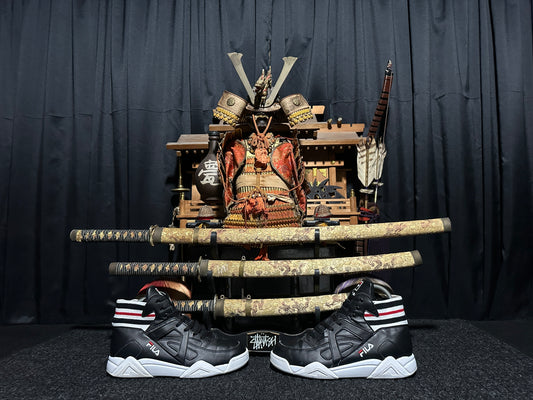 Fila Classic "CAGE GORE" (BLACK WHITE RED) High