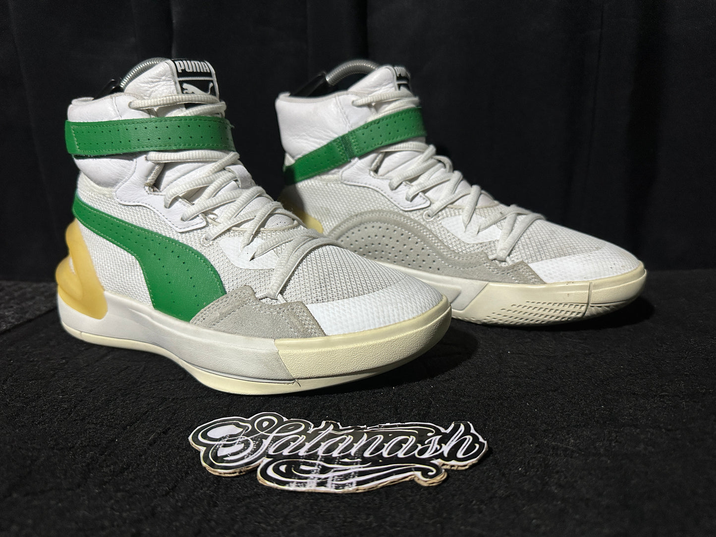 Puma "SKY MODERN" (WHITE AMAZON GREEN) BasketBall High