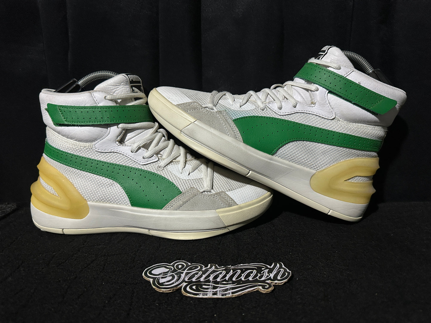 Puma "SKY MODERN" (WHITE AMAZON GREEN) BasketBall High