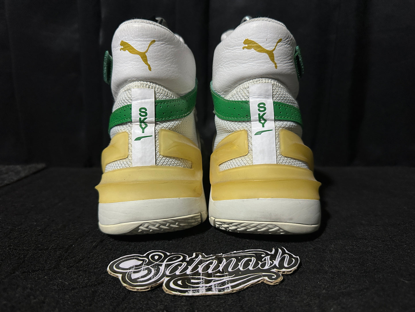 Puma "SKY MODERN" (WHITE AMAZON GREEN) BasketBall High