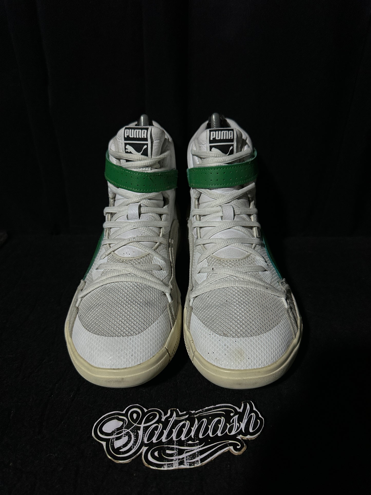 Puma "SKY MODERN" (WHITE AMAZON GREEN) BasketBall High