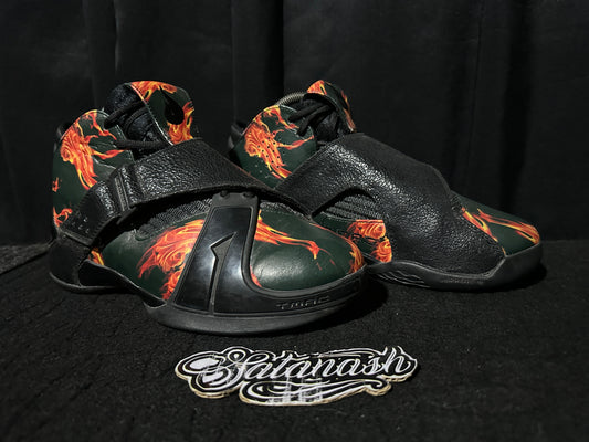Adidas "T-MAC 5" (FLAME) "LIMITED EDITION" (BLACK RED ORANGE) 2015 BasketBall Rare