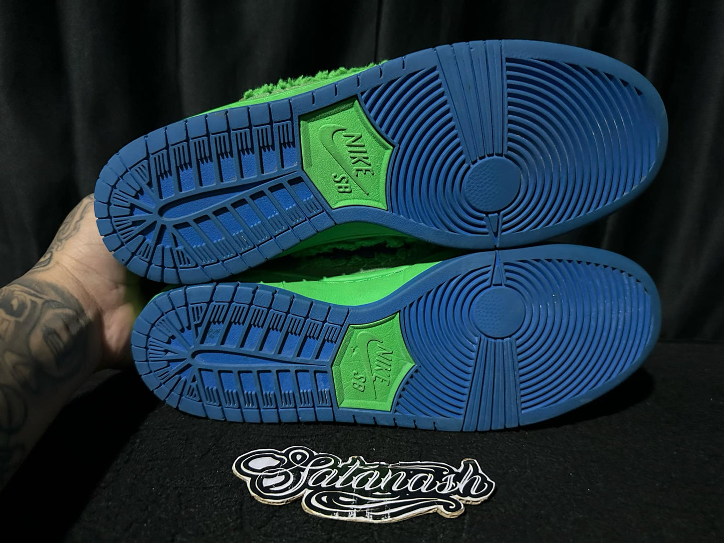 Nike Classic "DUNK" (GREATFUL DEAD) "BEARS" (GREEN SPARK SOAR) SkateBoarding Low